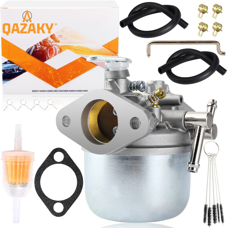 QAZAKY Carburetor Compatible with Club Car DS Golf Cart Kawasaki 341cc Gas Side Valve Engine 1012508 1014541 520-182 SO6103010 17551 Carb 1984-1991 - Image 1